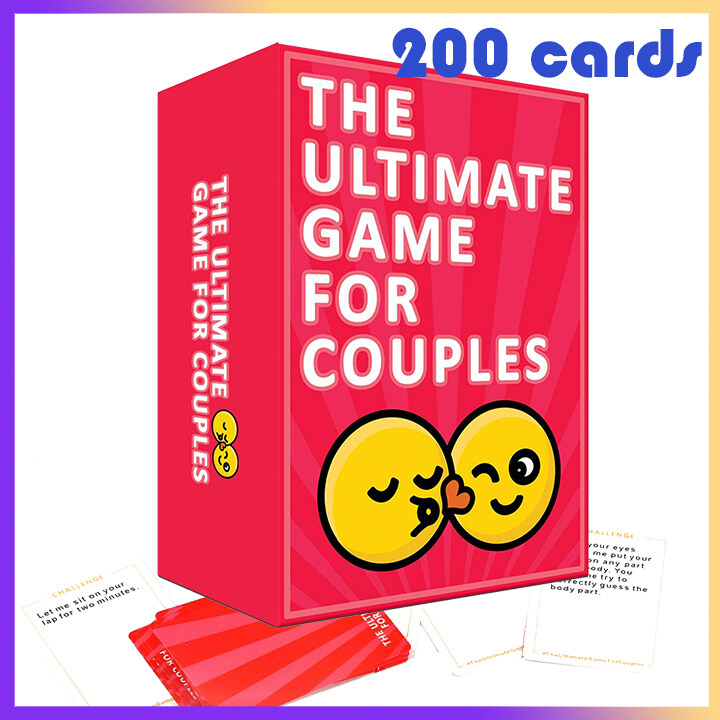The Ultimate Game for Couples - Great Conversations and Fun Challenges for Date Night | Full of Laugh and Interactive | Party Card Board Game | Perfect Romantic Gift for Couples
