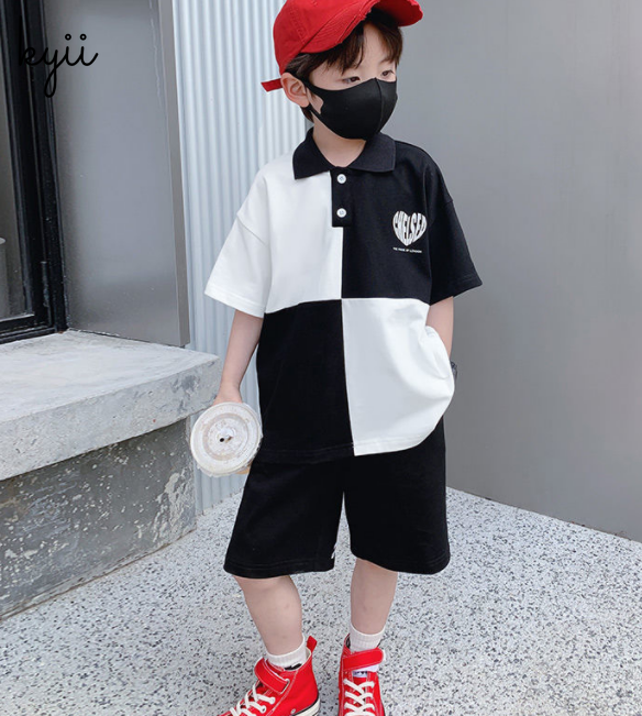KYII Summer boys short sleeve T-shirt Korean Short kyb003