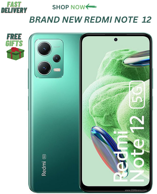 REDMI NOTE 12||WARRANTY||6.67INCHES DISPLAY||5000mAH BATTERY||FREE GIFTS ||DISCOUNT